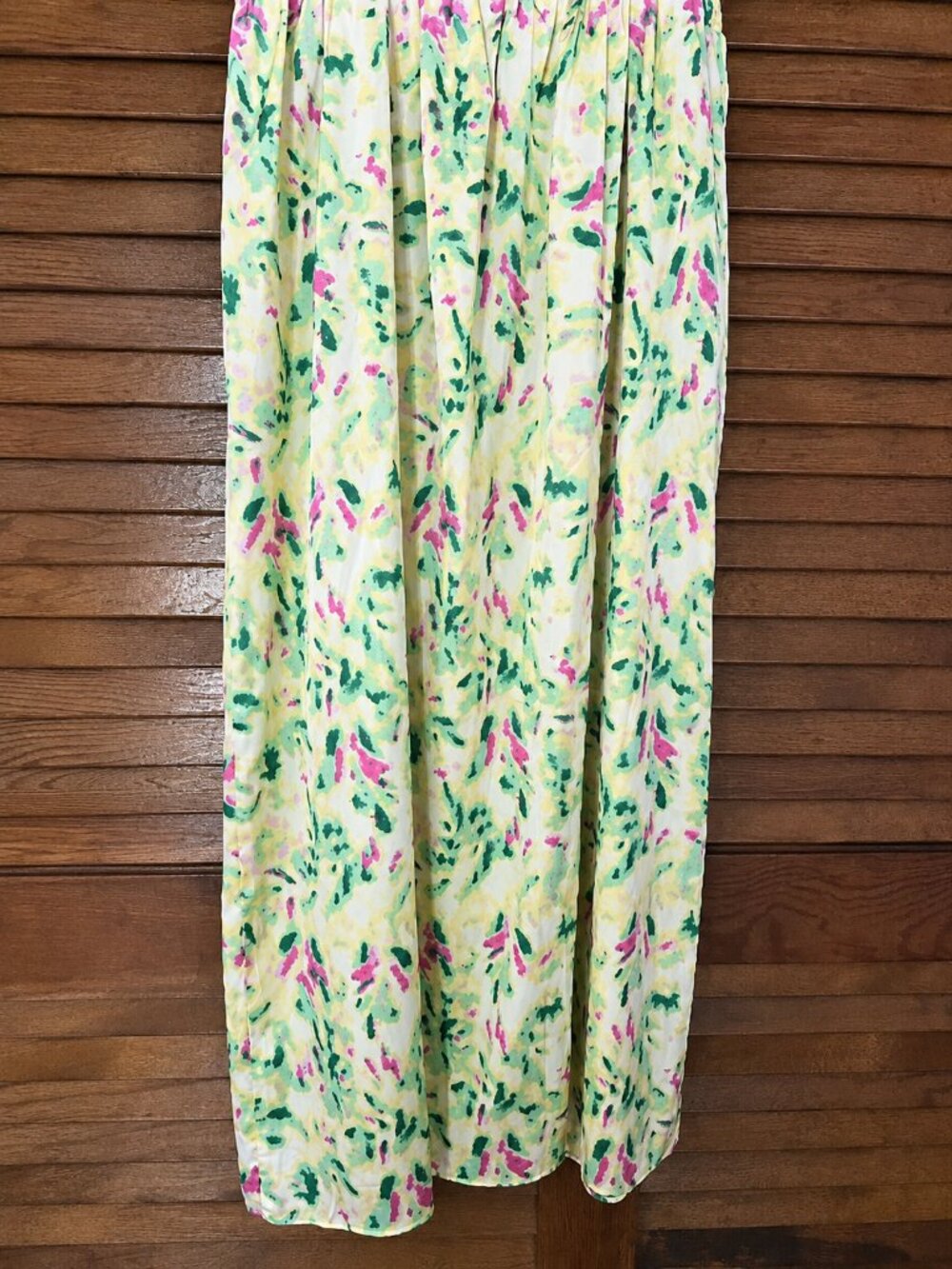 ASTR The Label Floral Smocked Midi Dress M Yellow Wedding Guest NWOT - Picture 7 of 10